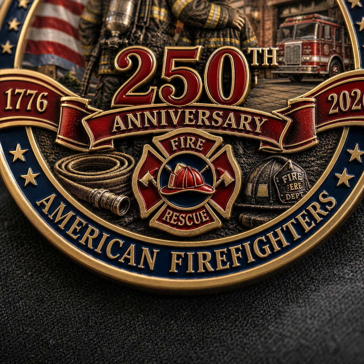 ValorGuard – Firefighter 250th Anniversary Collectible Coin