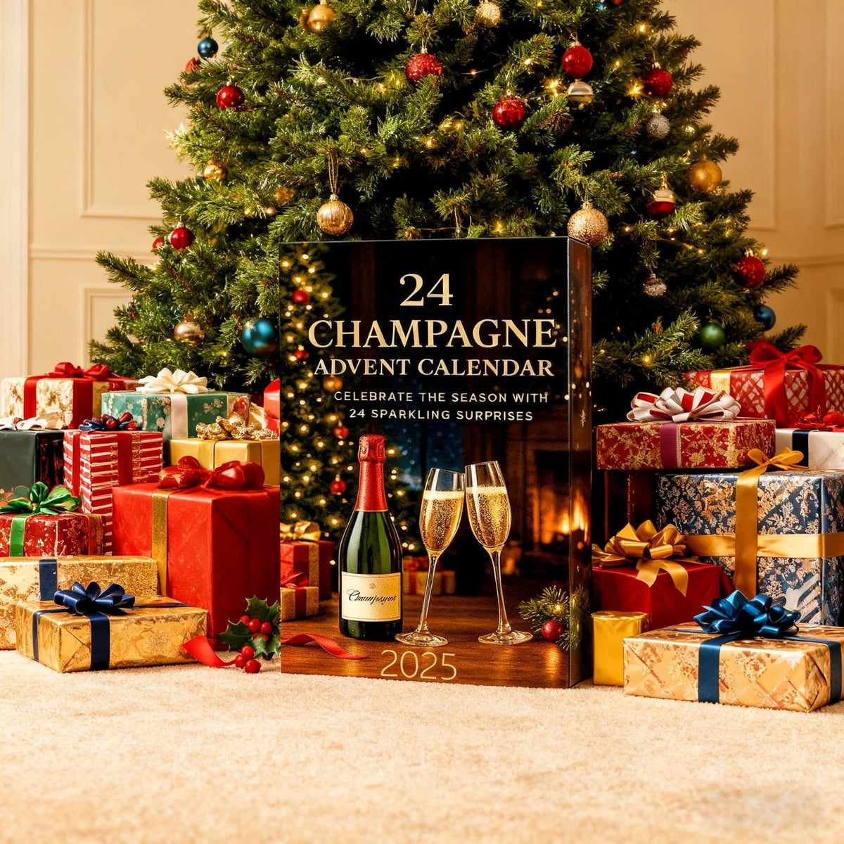 SparkleMerry – 24-Day Festive Champagne Calendar