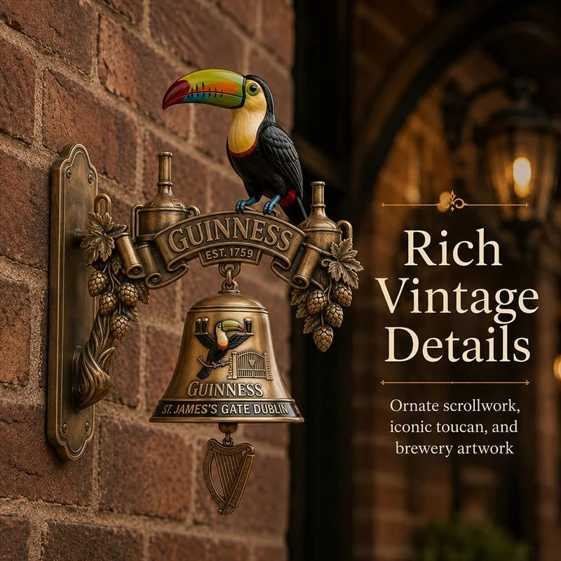 PubCrest – Toucan Cast Iron Door Bell