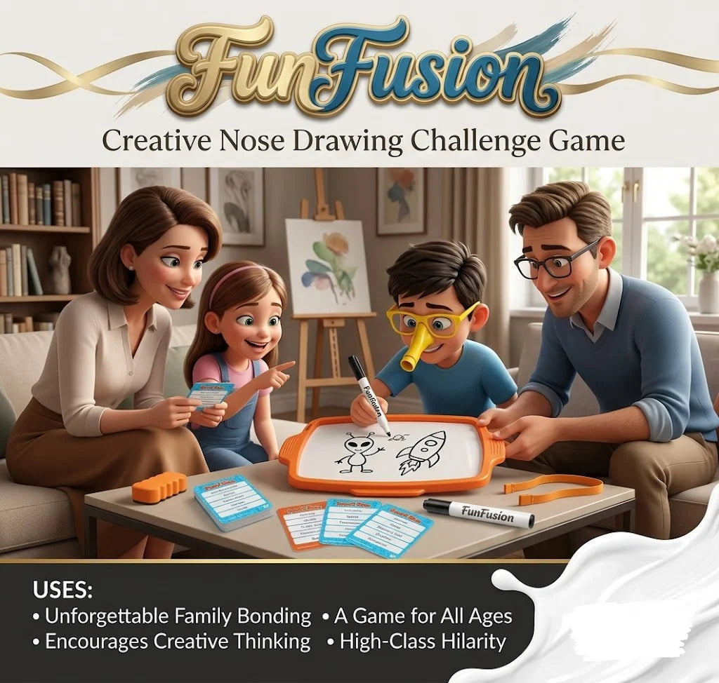 FunFusion – Creative Nose Drawing Challenge Game