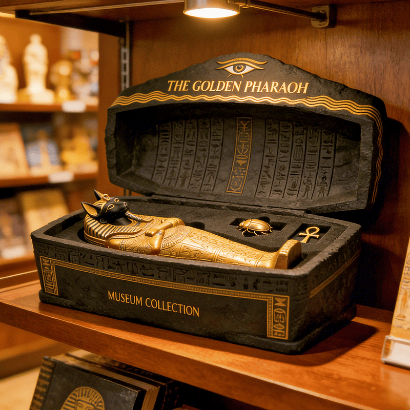 PharaohGuard – Golden Anubis Sarcophagus Collection