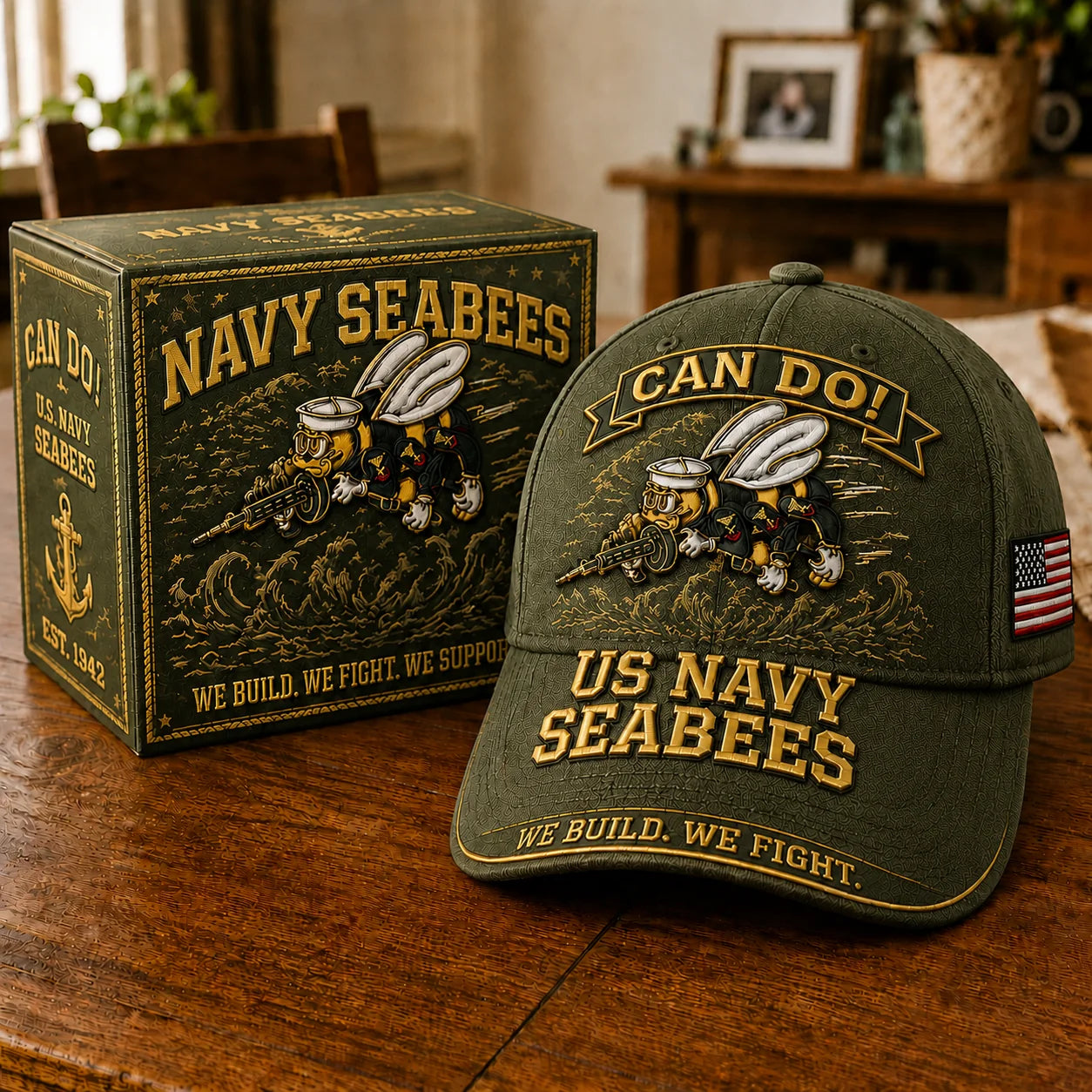 HonorBuilt – U.S. Navy Seabees Heritage Cap