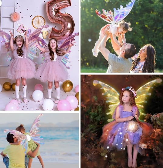 🧚‍♀️✨LED fairy wings