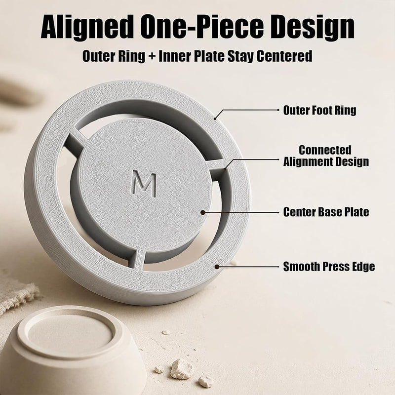 StudioCraft – Multi Size Pottery Foot Ring Tool