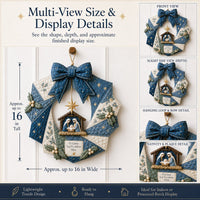 ChristmasCraft – Festive Fabric Wreath Making Kit