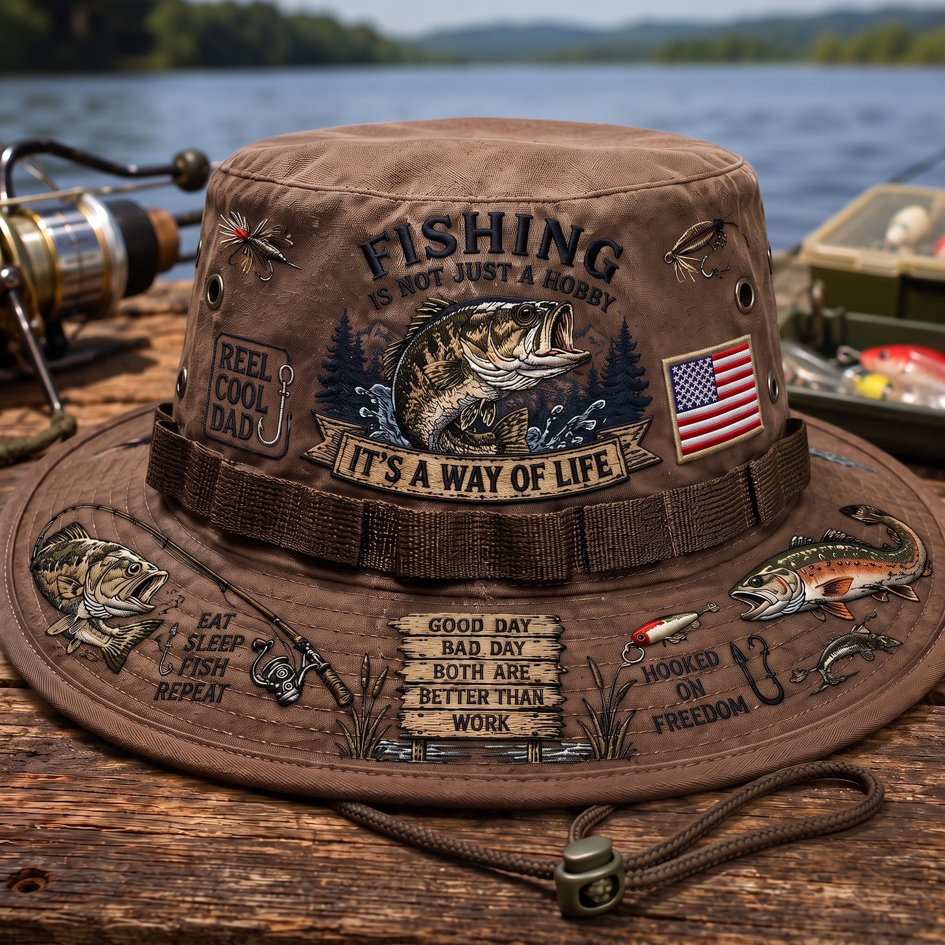 TrailGuard – Wide Brim Outdoor Fishing Hat