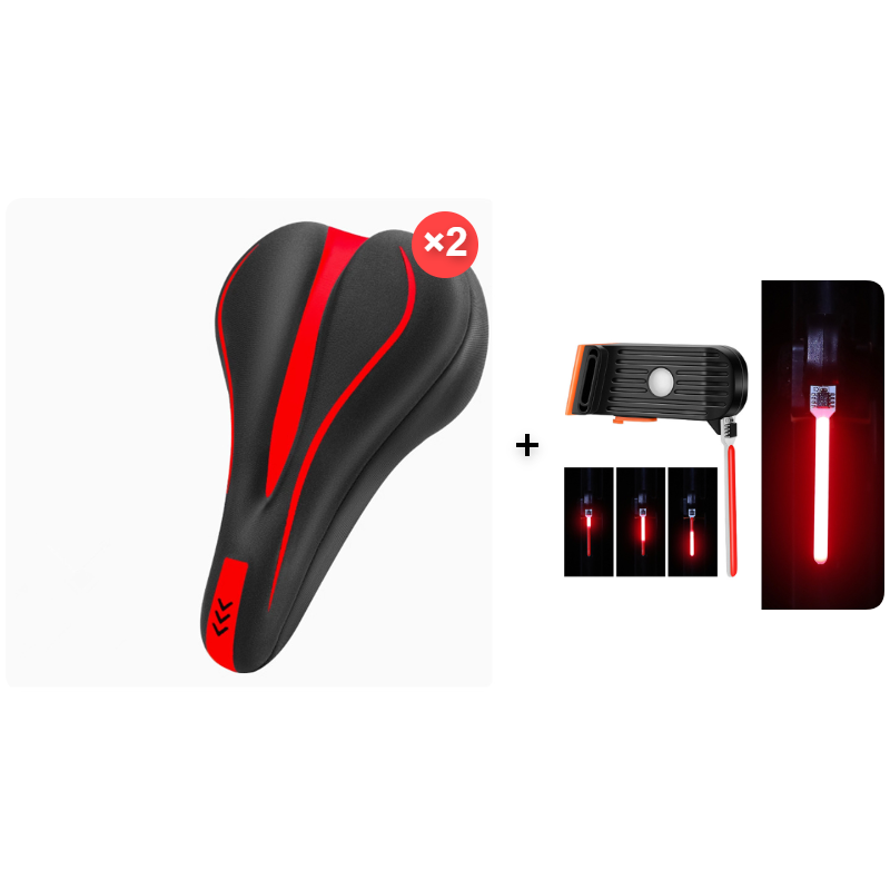 RideEase – High-Elastic Silicone Bike Saddle Cover