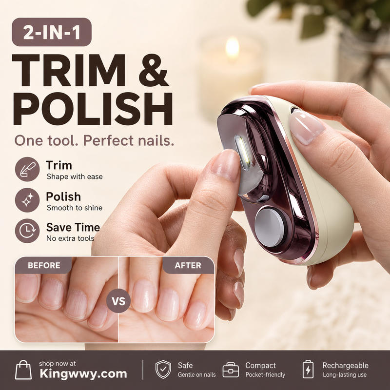 PureTrim – Smart Electric Nail Clipper & Polisher