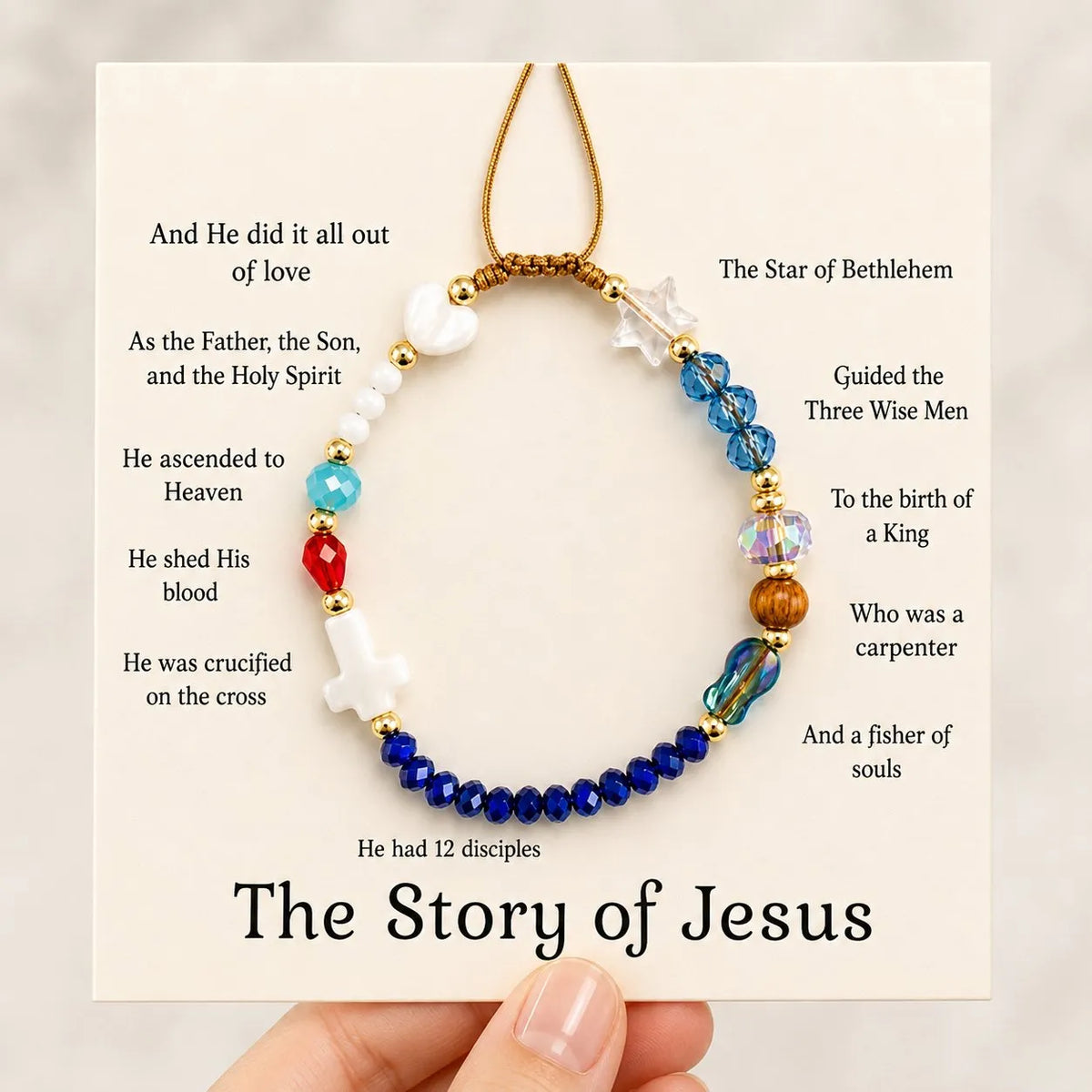 FaithStory – Handmade Story of Jesus Bracelet