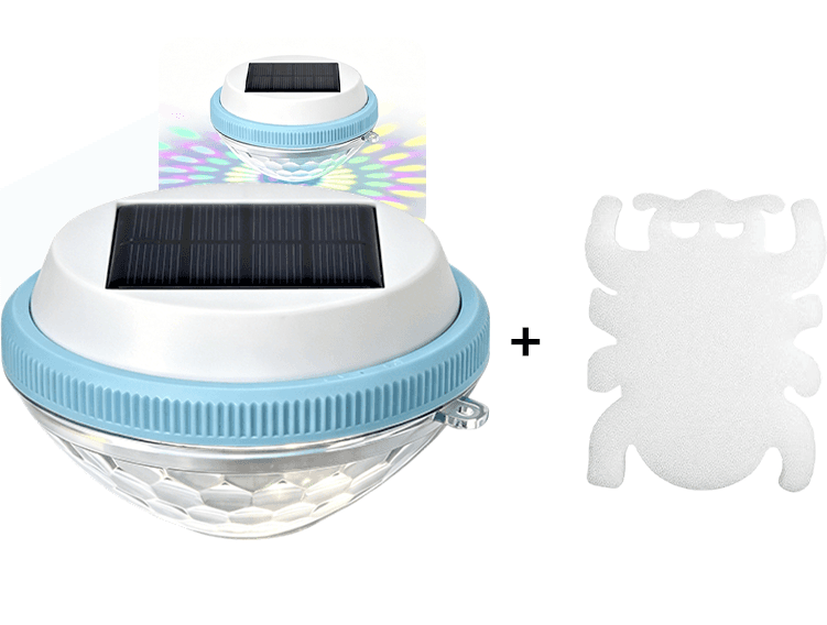 HydroShine – Solar Floating RGB Pool Light