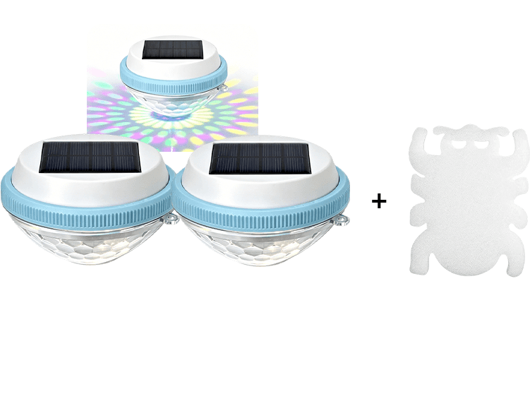 HydroShine – Solar Floating RGB Pool Light