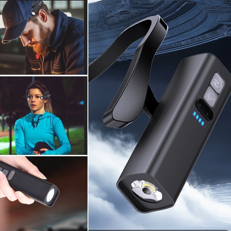 Ear-mounted Inductive Headlamp