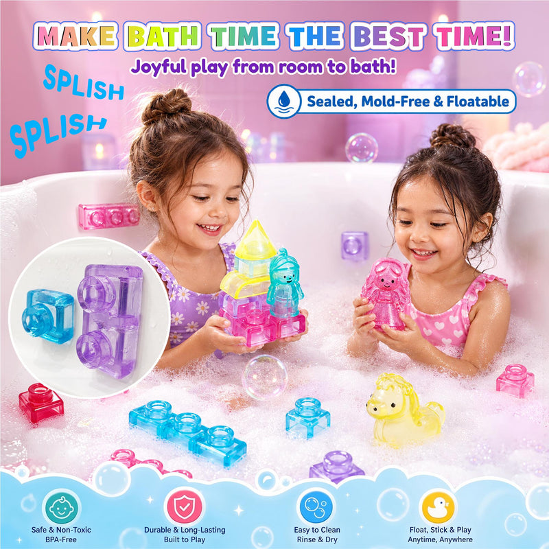 JelliCraft – 40-Piece Soft Sensory Building Blocks