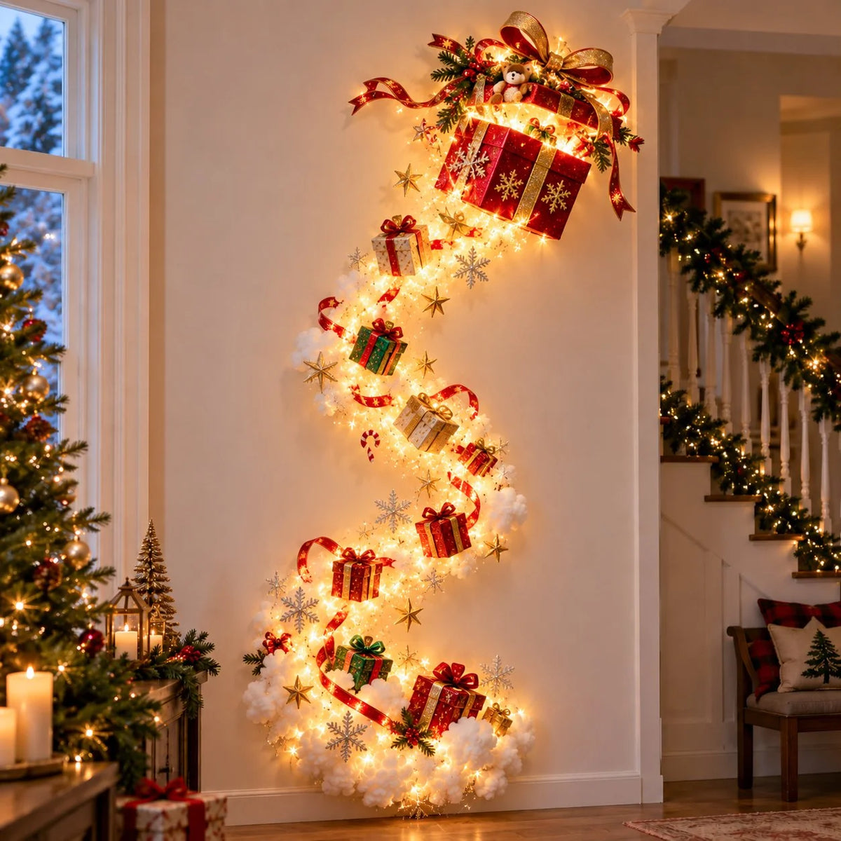 GlowHaven – Christmas Magic Trail Wall Light