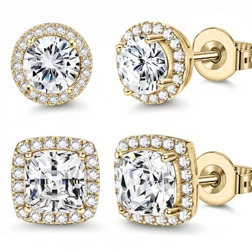 GoldenAura - Signature Sparkle Earrings
