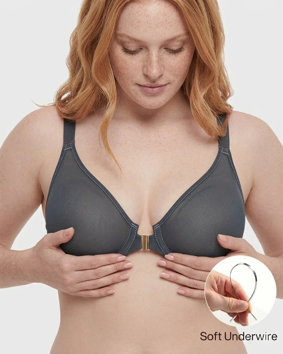 LiftEase – Front Closure Support Plunge Bra