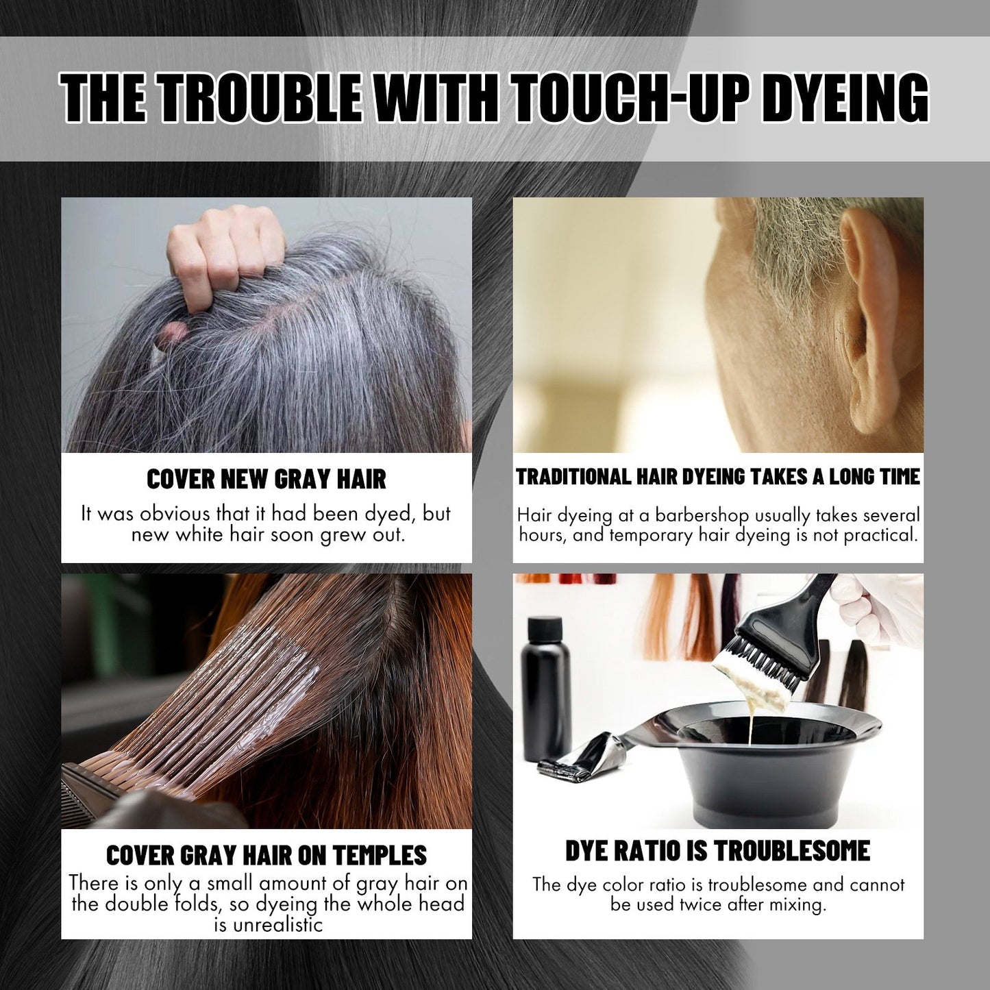 🌿Plant Extract Hair Dye Essence