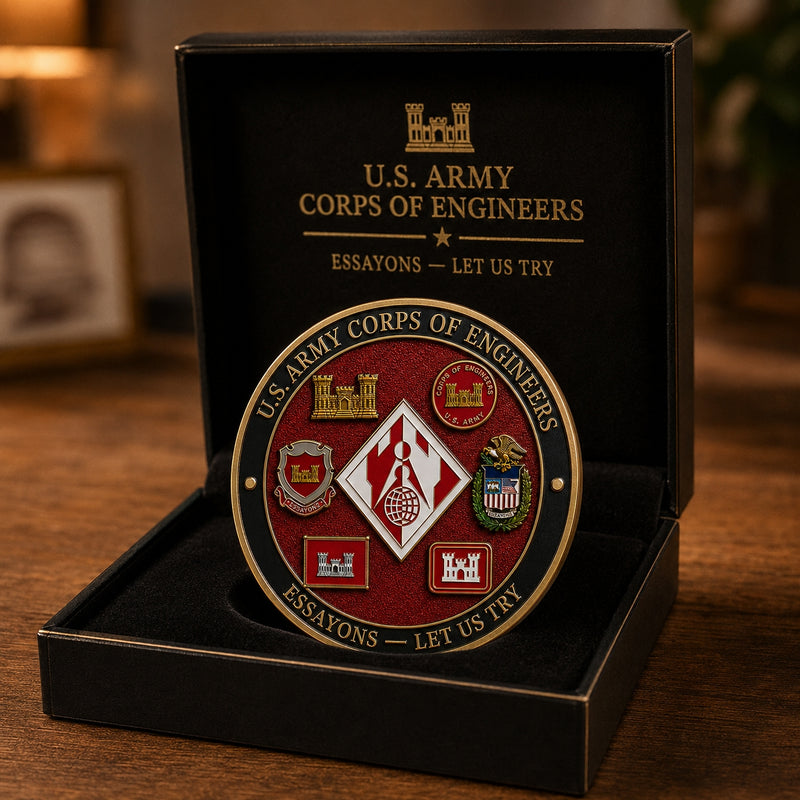 CorpsCrest – U.S. Army Corps of Engineers “Essayons” Coin