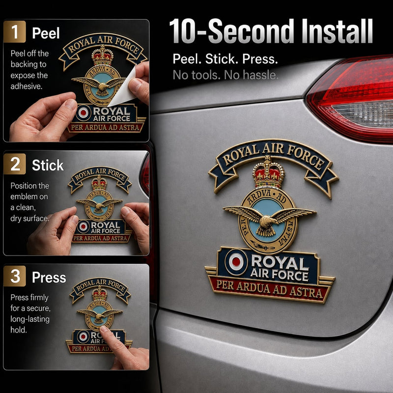 AstraCrest – Royal Air Force Tribute Car Emblem