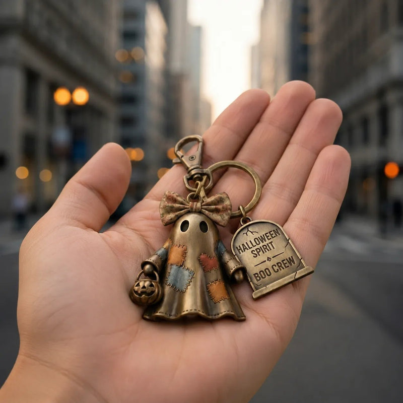 BooCharm – Halloween Ghost Keychain