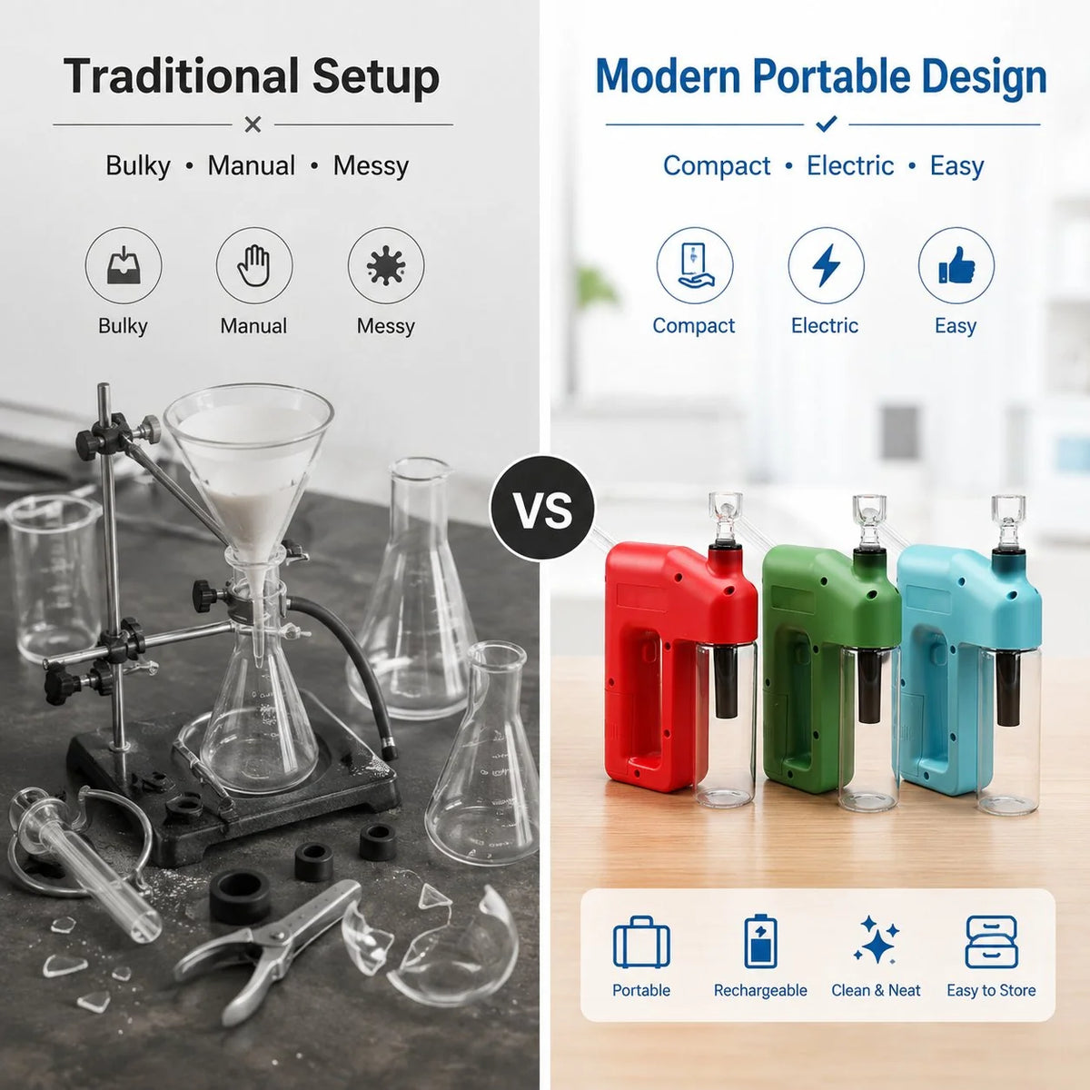 GlowVanta – Portable Handheld Electric Filtration Device