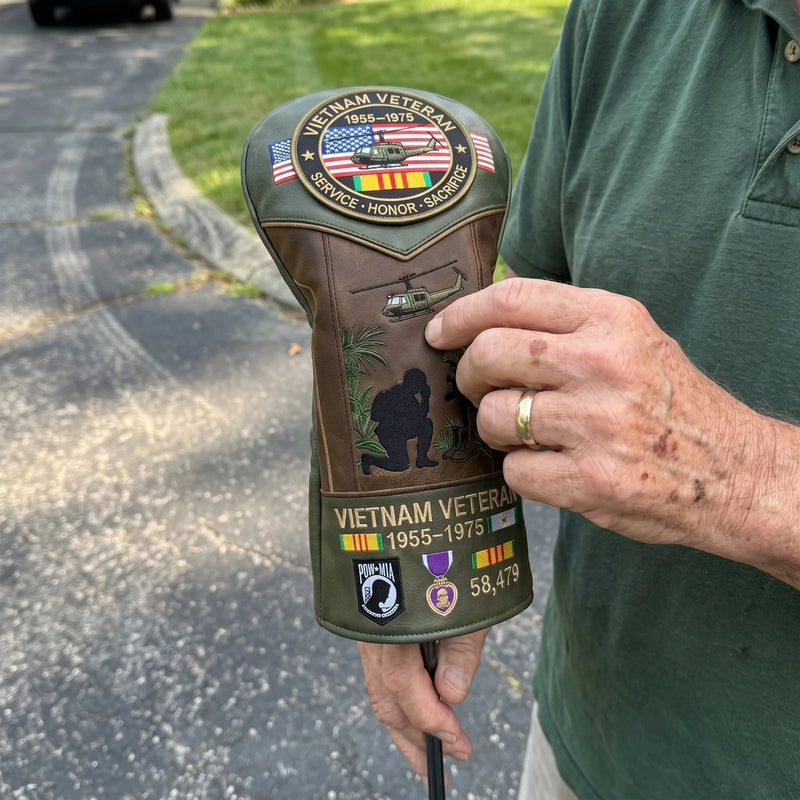 ValorGuard – Vietnam Veteran Leather Golf Head Cover