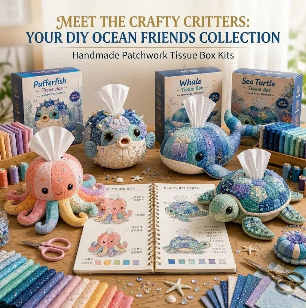 CozyCritters – Premium DIY Animal Tissue Box Kit