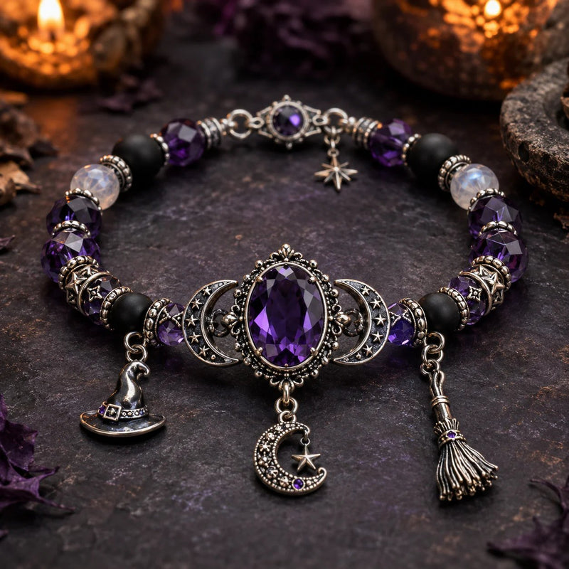 LunaCharm – Crystal Moon Bracelet