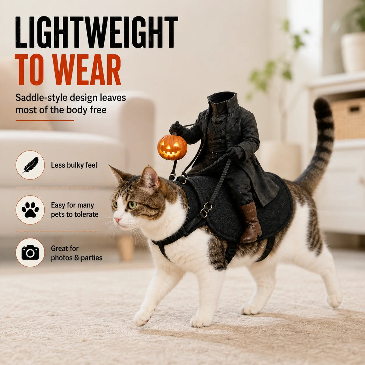 SpookRider – Headless Horseman Pet Halloween Costume