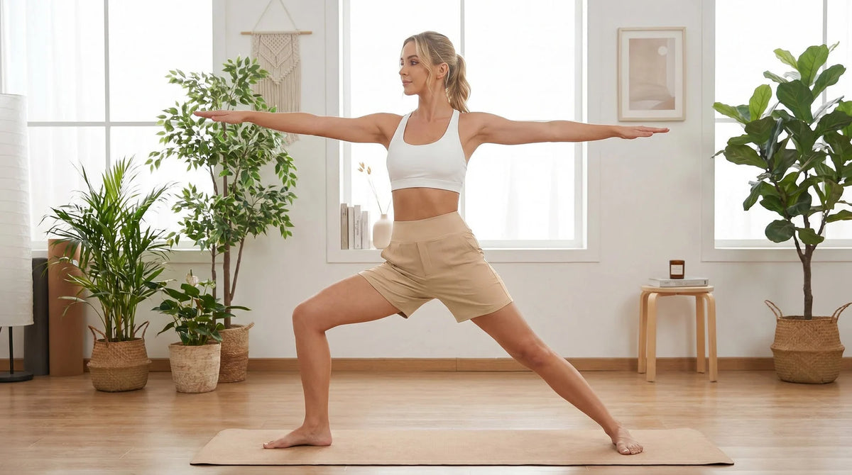 FlexEllea – High-Waisted Athletic Bermuda Shorts