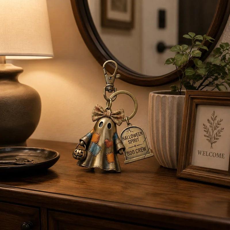 BooCharm – Halloween Ghost Keychain