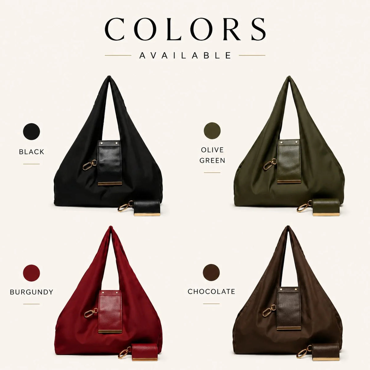 LuxeFold – Stylish 2-in-1 Convertible Carry Bag