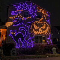 TwinkleHaven – Christmas LED House Net & Outdoor Curtain Lights