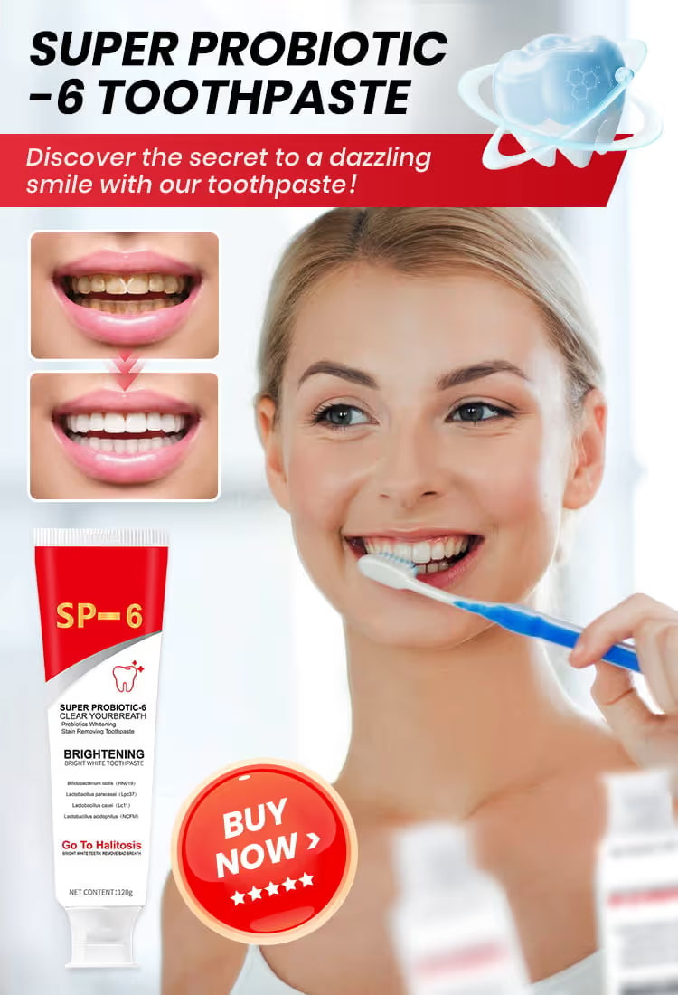 BrightBiome – Probiotic Whitening Toothpaste