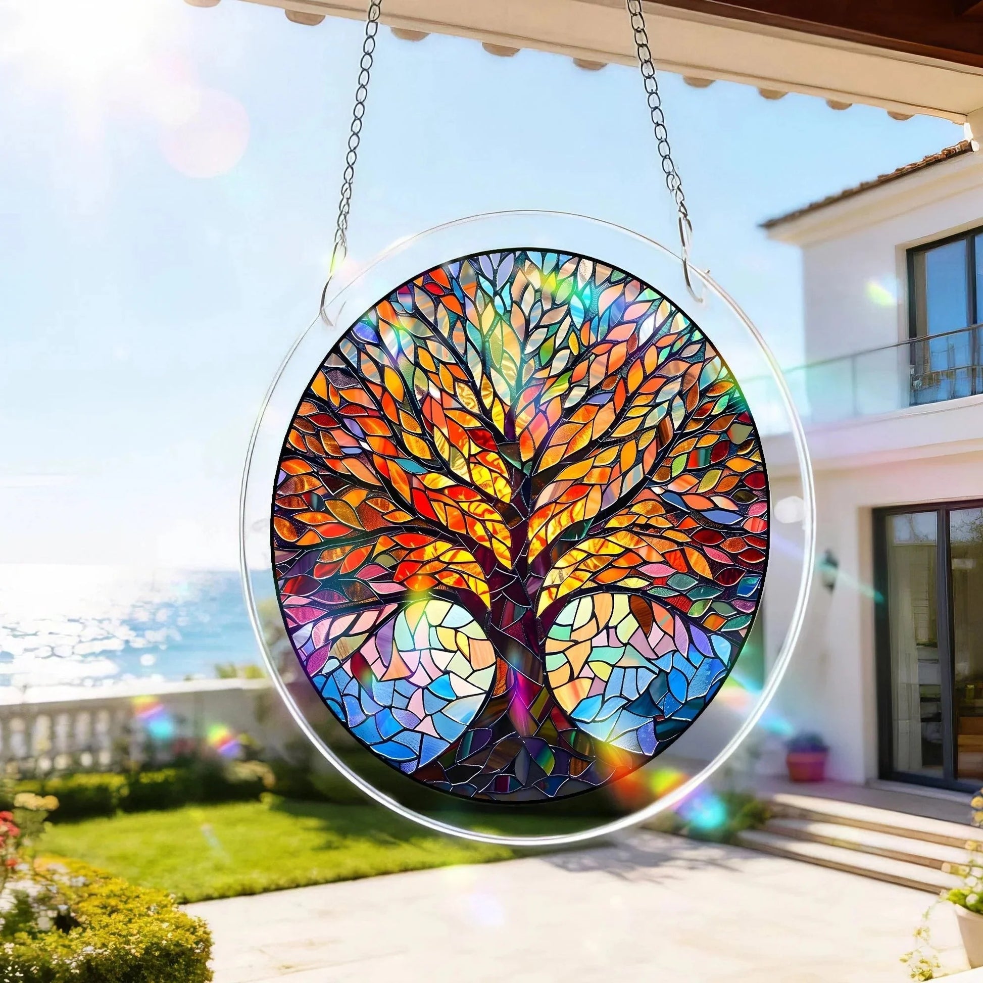 EmeraldFlame – Acrylic 80 Pcs Suncatcher Puzzle