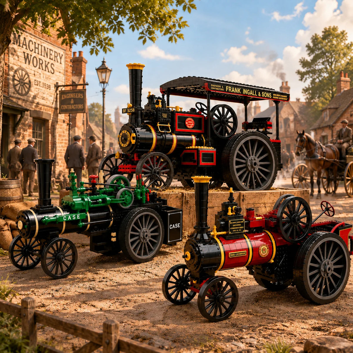 SteamLegacy – 1876 Agricultural Engine Building Set