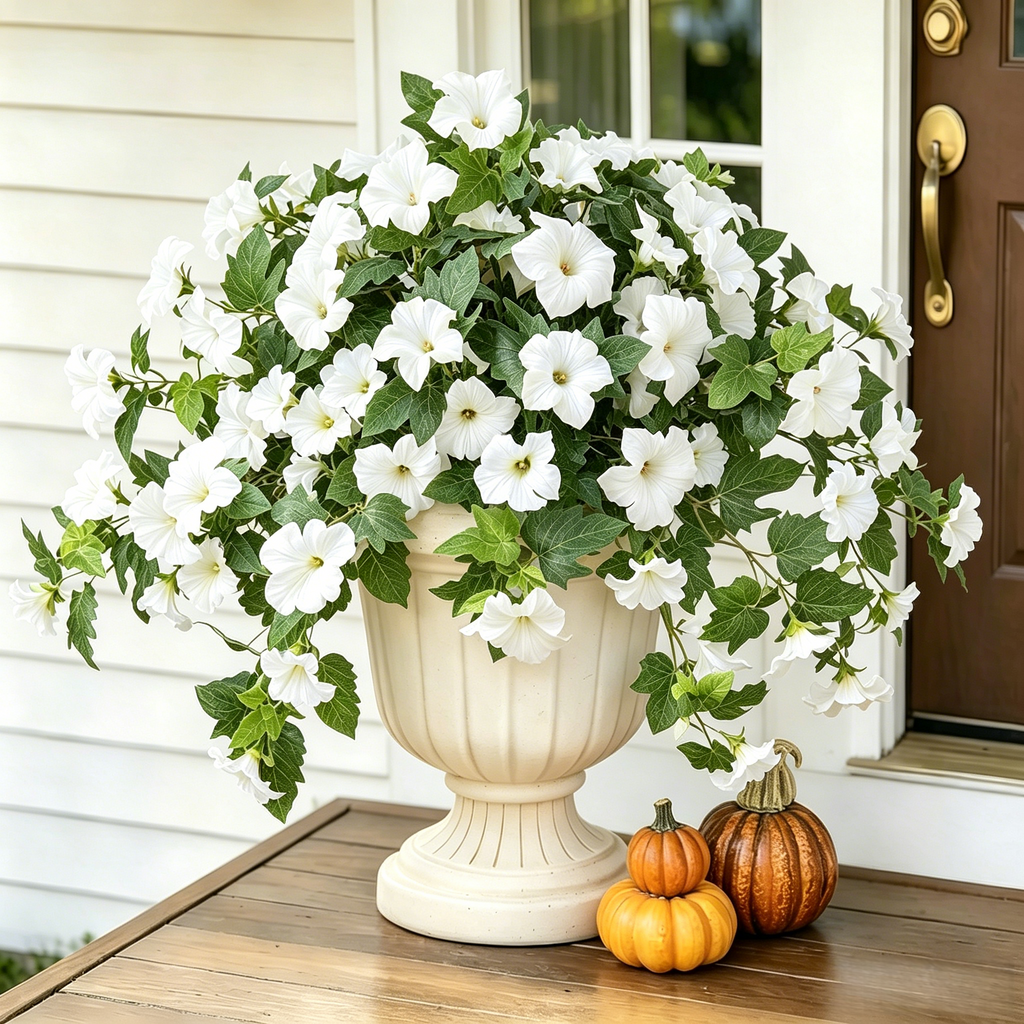 BloomCharm – UV-Resistant Artificial Petunia Bouquet