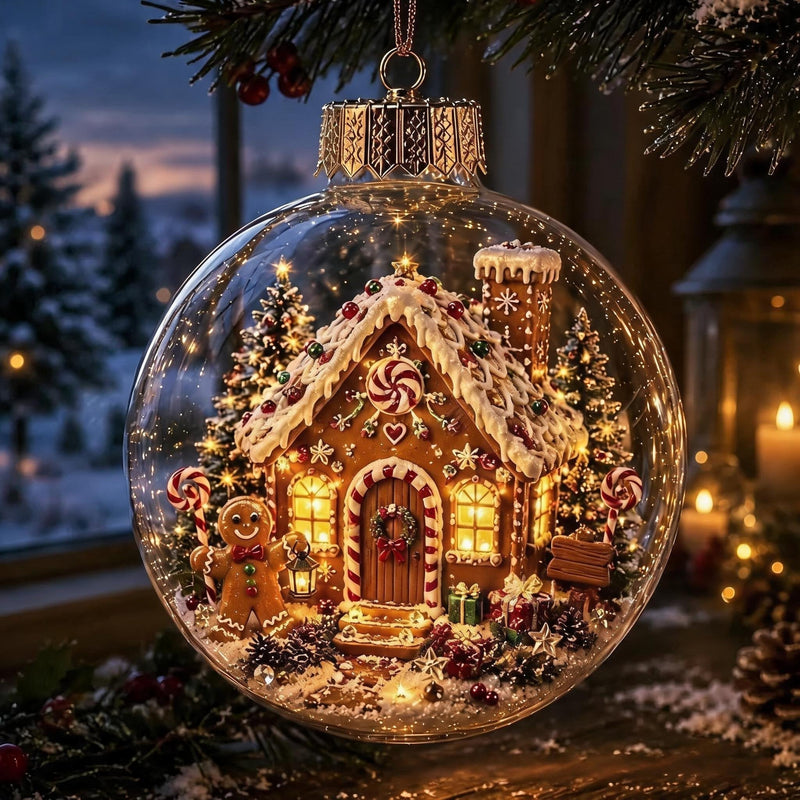 ChristmasAura – Glowing Holiday Diorama Ornament