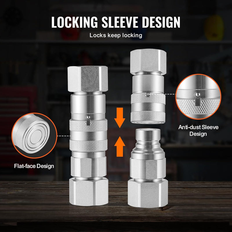 HydroLock – Industrial Grade Hydraulic Quick Connect Fittings