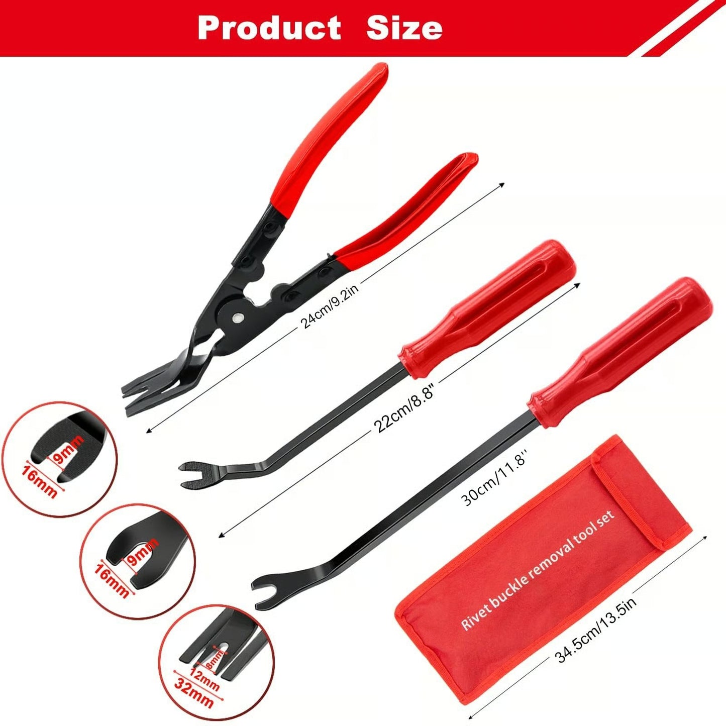 🚗 2026 New Panel Clip Removal Pliers 3-Piece Set