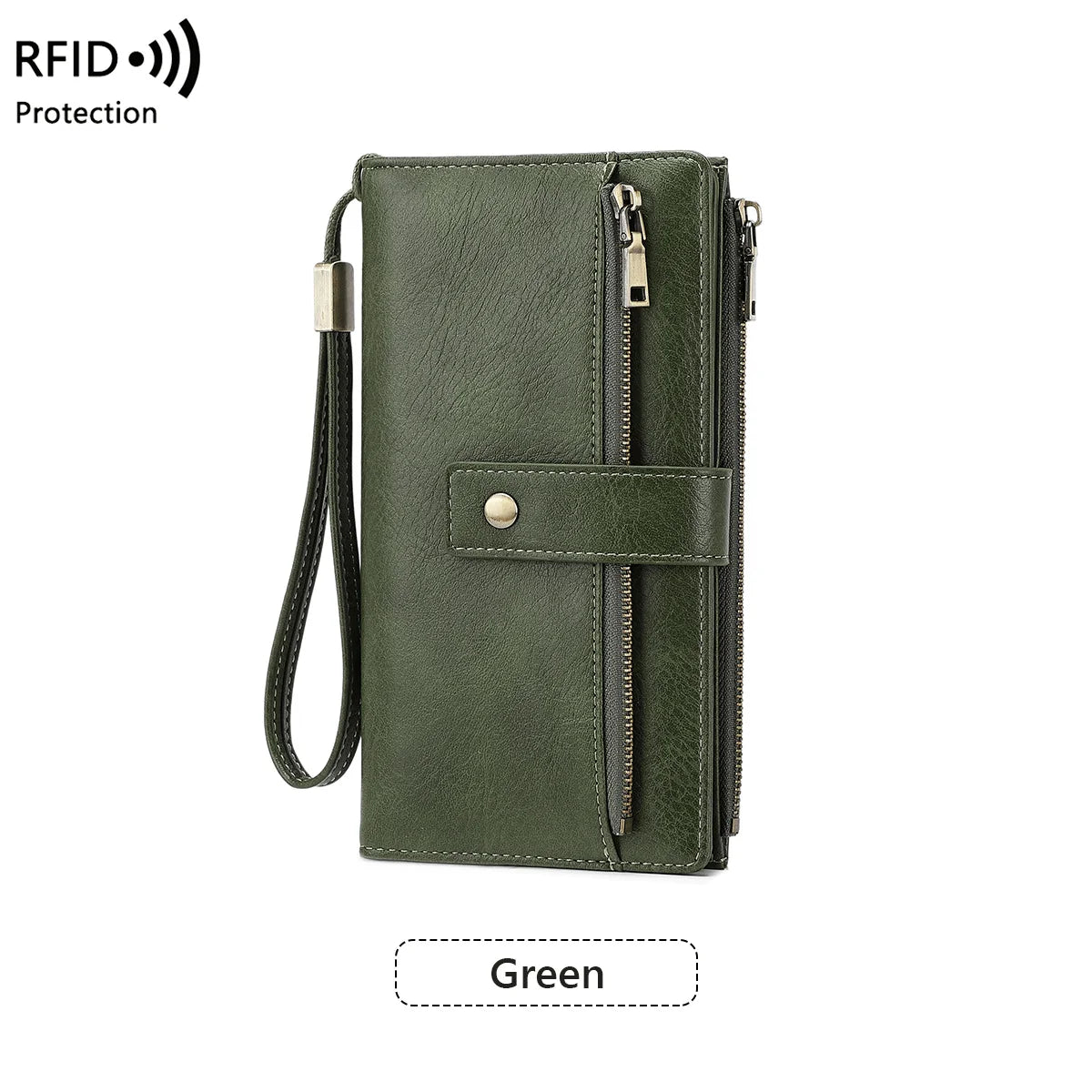 EleGanza – Women’s RFID Blocking Long Wallet Clutch