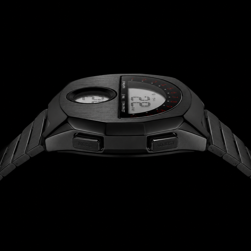 AeroChron – Futuristic Stainless Steel Watch