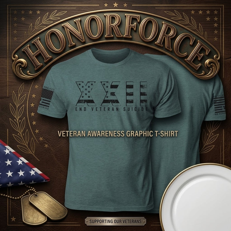 HonorForce – Veteran Awareness Graphic T-Shirt