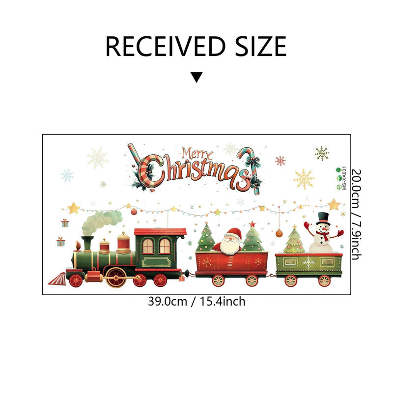 MerryWall – 3D Santa Claus Christmas Wall Sticker