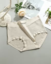 Velmira – High-Waist Ribbed Comfort Panties