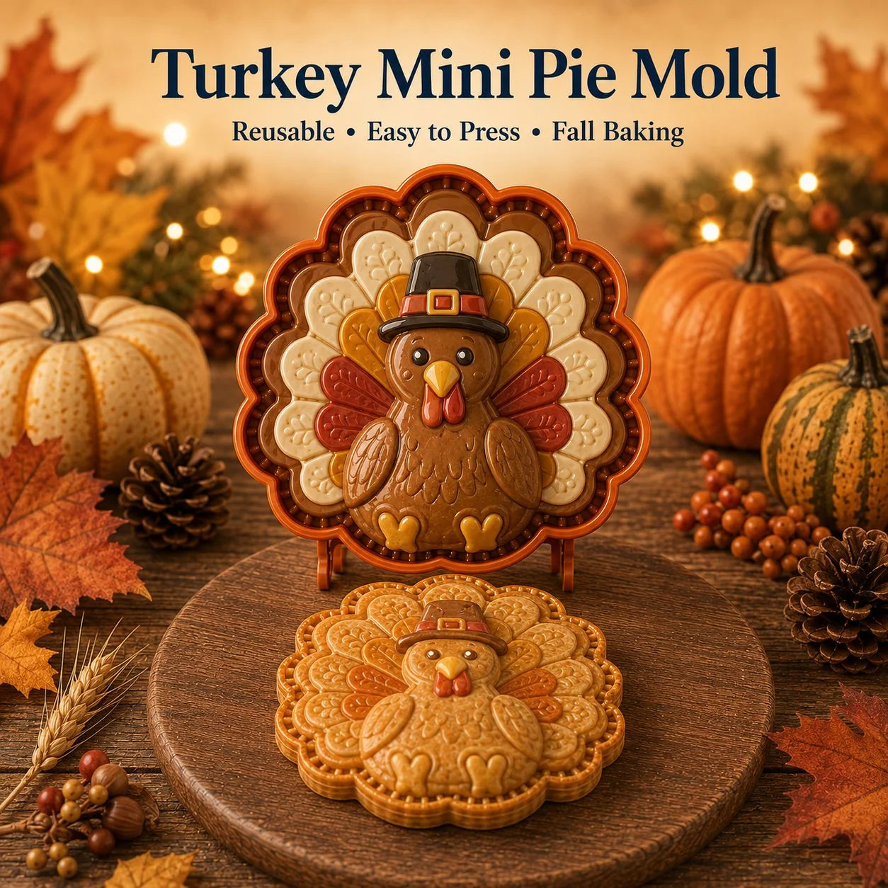 PieEase – Fall Mini Hand Pie Mold