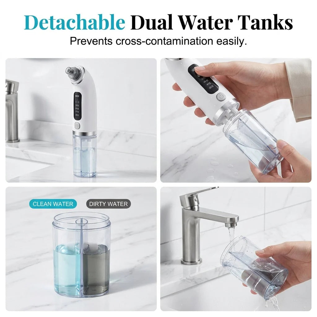 AquaLuxe – 3-In-1 Aqua Facial Cleansing Device