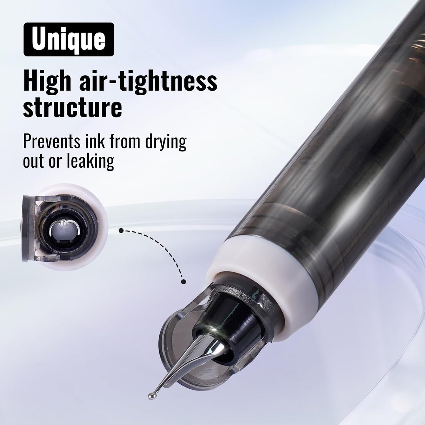InkGlide – Retractable Fine Fountain Pen Set