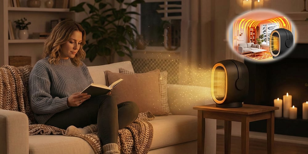 HeatNest – Desktop Electric Space Heater