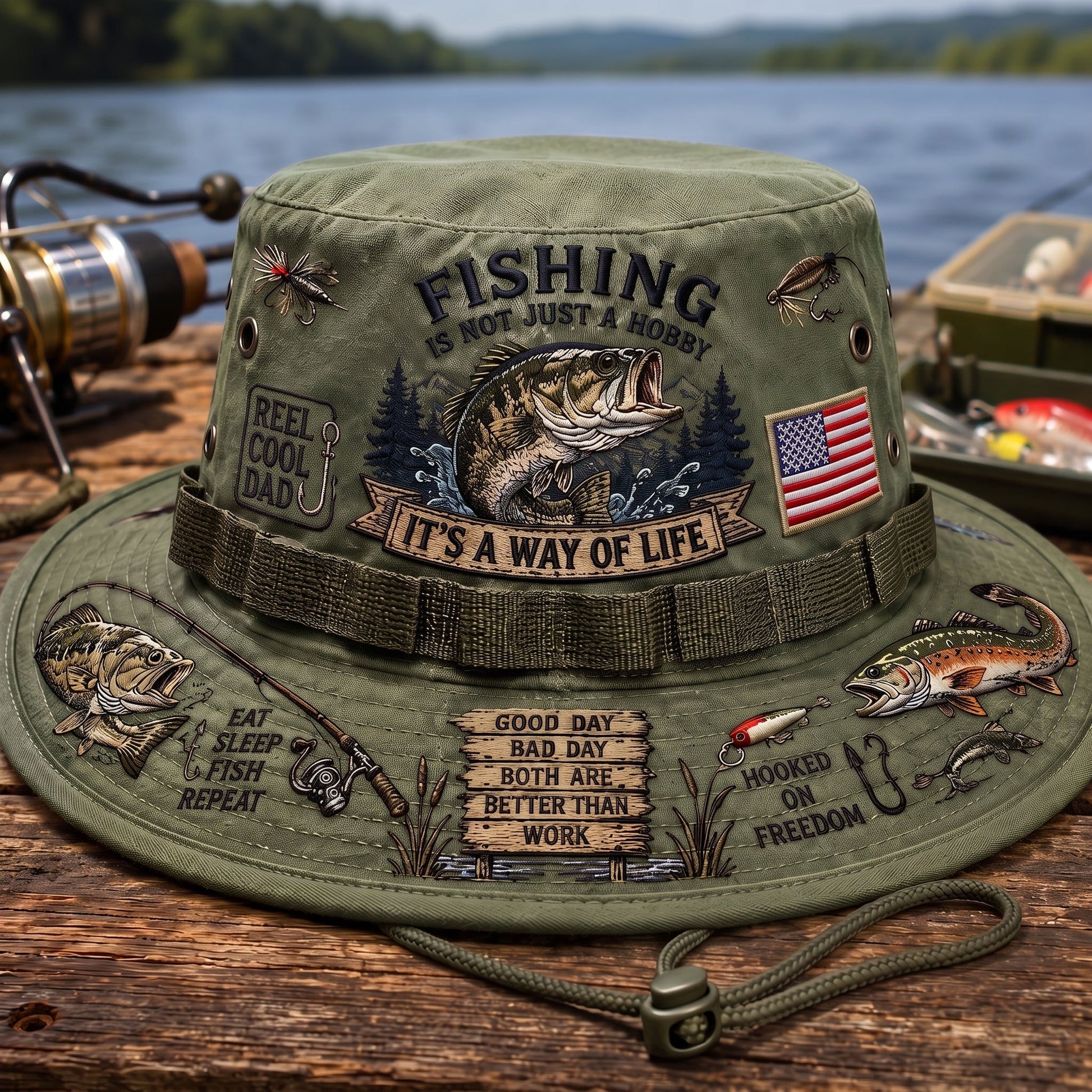 TrailGuard – Wide Brim Outdoor Fishing Hat